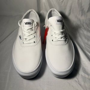 White Platform Vans